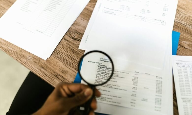 account numbers and user handle